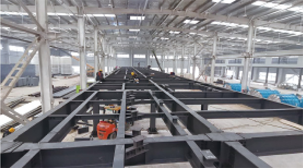 山西万鑫隆原料生产车间钢结构工程